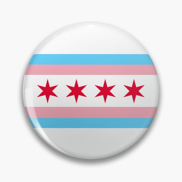 Item preview, Chicago Trans Flag designed and sold by ZigZag Designs.