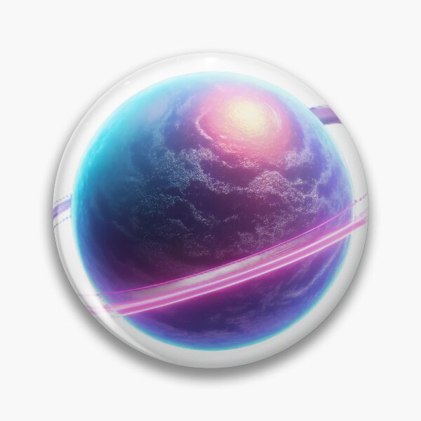 Item preview, Glowing Planet with Radiant Light and Semi Transparent Ring designed and sold by Creative88Art.