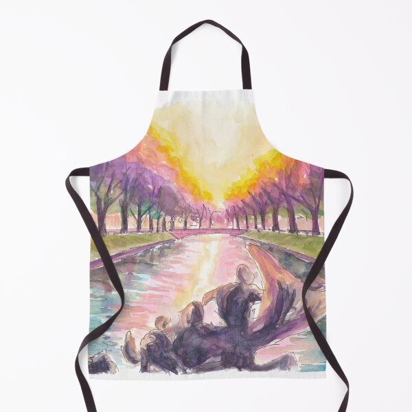 Item preview, Duesseldorf Reflections Along Königsallee and Stadtgraben Canal designed and sold by artshop77.