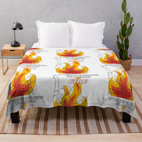 Item preview, It Takes 2 Flints – Fire of Friendship Quote Design designed and sold by Ink on Thread.