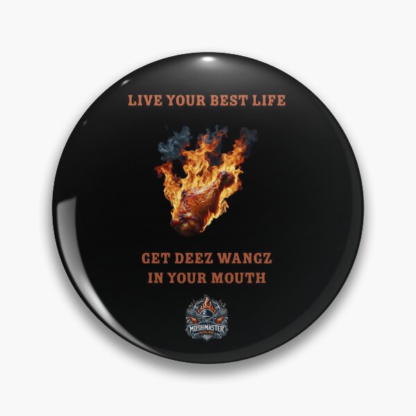 Item preview, Deez Wangz (Black Background) designed and sold by moshmastermetalbbq.