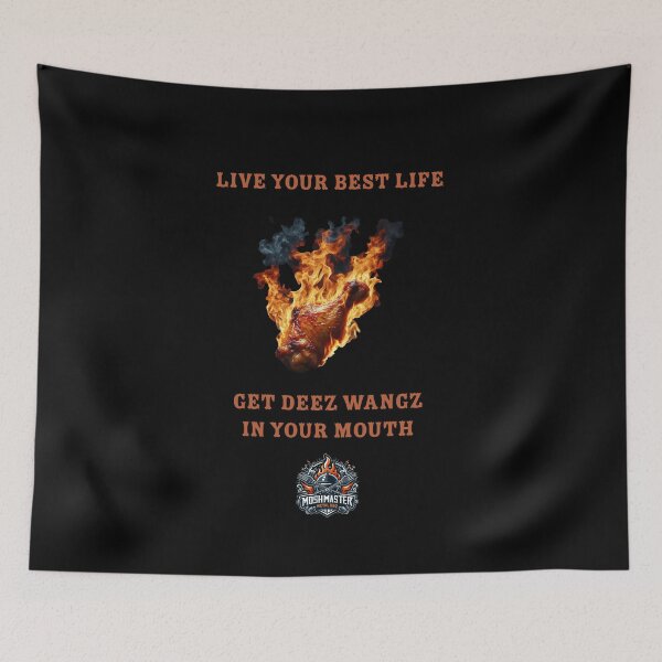 Item preview, Deez Wangz (Black Background) designed and sold by moshmastermetalbbq.