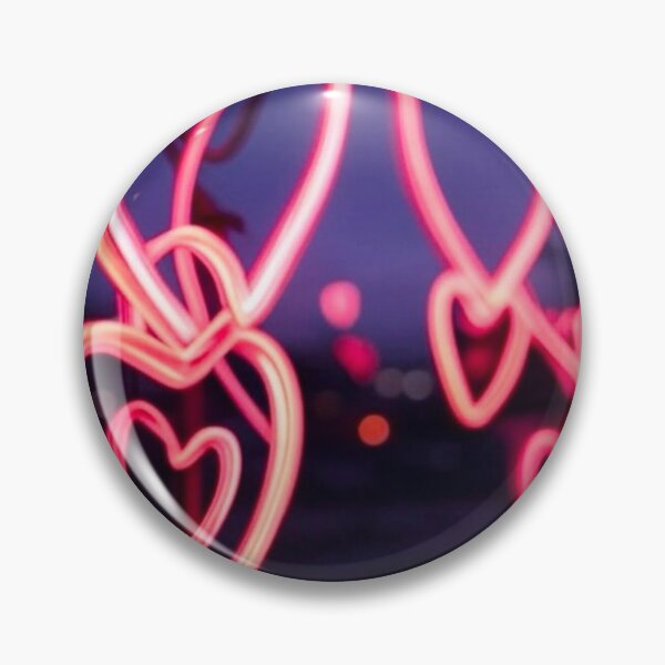 Item preview, Vibrant Neon Light Love Hearts Design designed and sold by GrizzlyCollective.