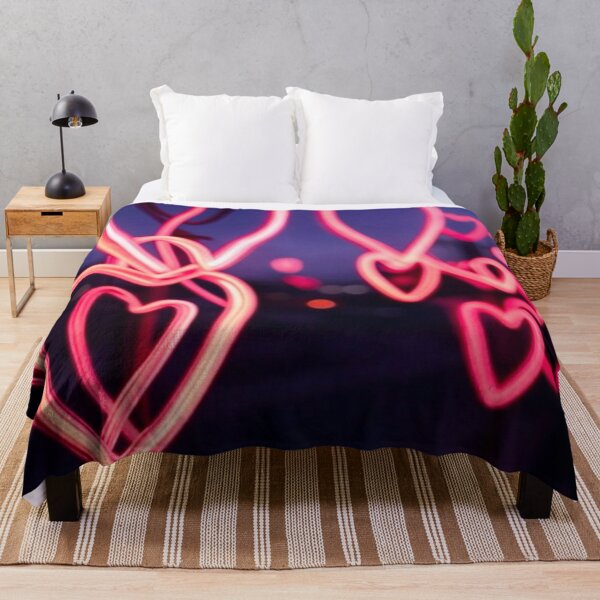 Item preview, Vibrant Neon Light Love Hearts Design designed and sold by GrizzlyCollective.