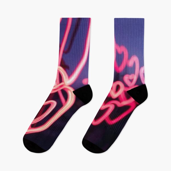 Item preview, Vibrant Neon Light Love Hearts Design designed and sold by GrizzlyCollective.