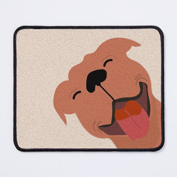 Item preview, Happy boho dog red tongue designed and sold by bohoanimals.