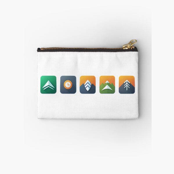 Item preview, Set of Five Modern Square Icons with Gradient Backgrounds designed and sold by Creative88Art.