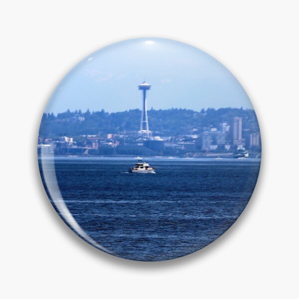 Item preview, The Space Needle Across Puget Sound designed and sold by jzmurdock.