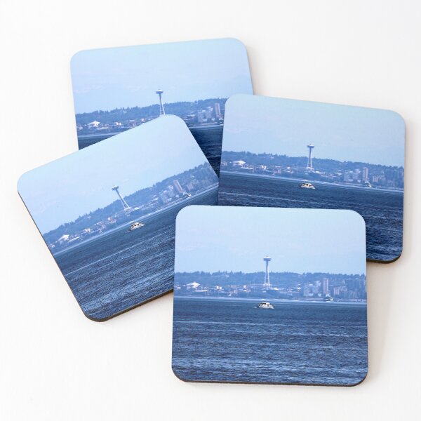 Item preview, The Space Needle Across Puget Sound designed and sold by jzmurdock.
