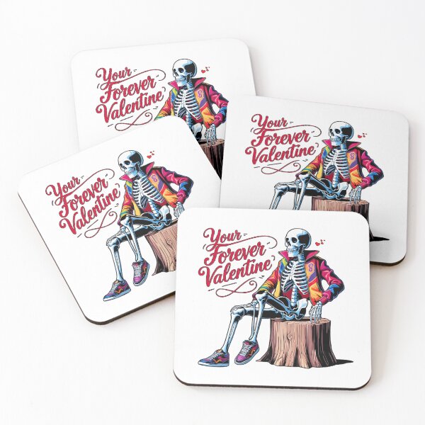 Item preview, Your Forever Valentine – Skeleton Love Waiting Design designed and sold by RvinJo8.