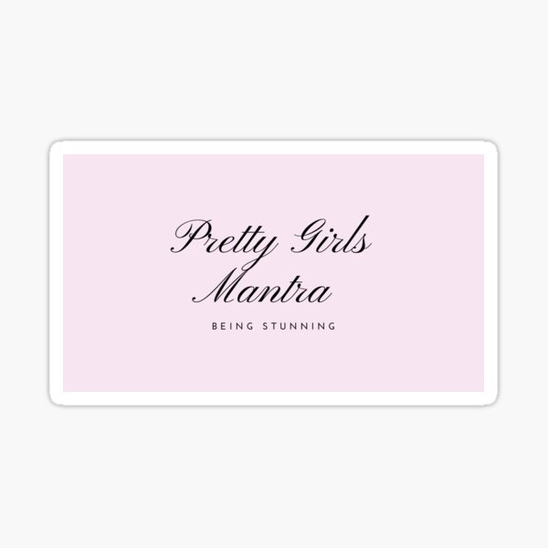 Aperçu de l'œuvre Mantra des jolies filles créée et vendue par Books_by_Butterfly.