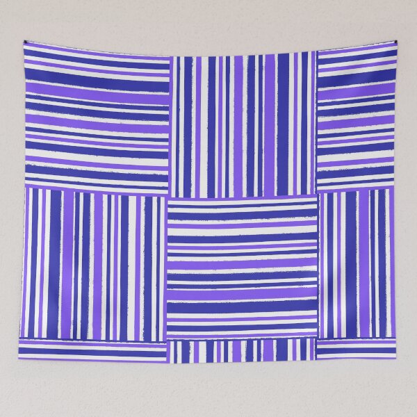 Item preview, Stripes-Purple&Blue designed and sold by deblevart.