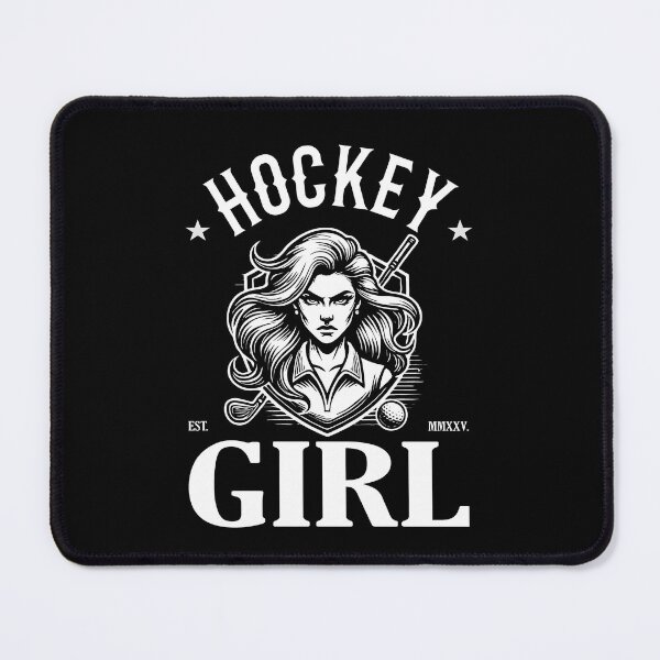 Item preview, Hockey Girl – Strength on and off the field designed and sold by RetroMaritalArt.