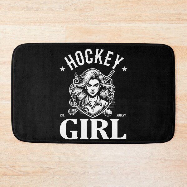 Item preview, Hockey Girl – Strength on and off the field designed and sold by RetroMaritalArt.