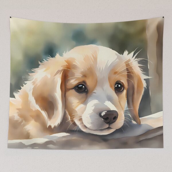Item preview, Cute Puppy in Sunlight designed and sold by CalmnessbyChoice.