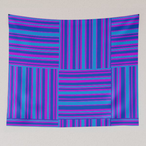 Item preview, Stripes-Blue&Pink designed and sold by deblevart.
