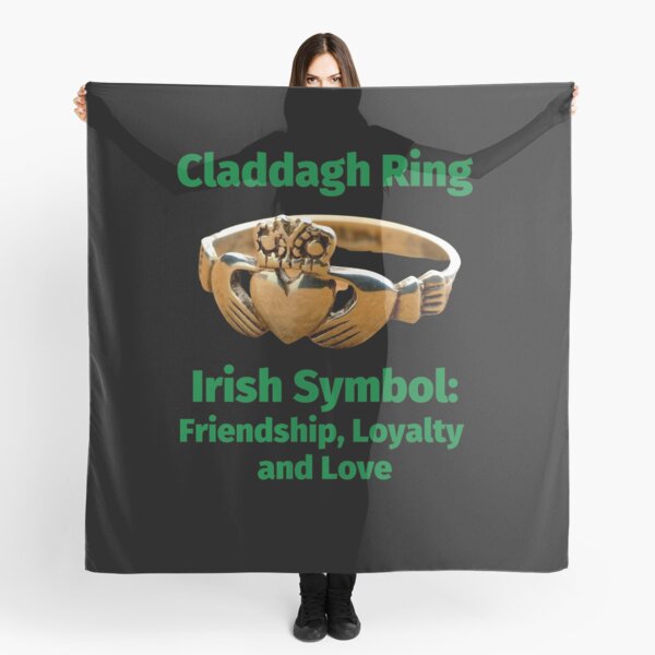 Aperçu de l'œuvre Claddagh Ring Symbole irlandais : amitié, loyauté et amour créée et vendue par IrishPOD.