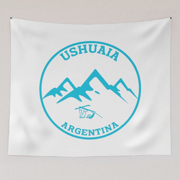 Item preview, Ushuaia Mountain Argentina Mountains Ski Snowboard Hiking designed and sold by karmdaf.