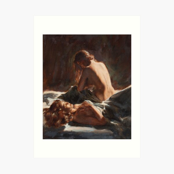 Women in love Art Print