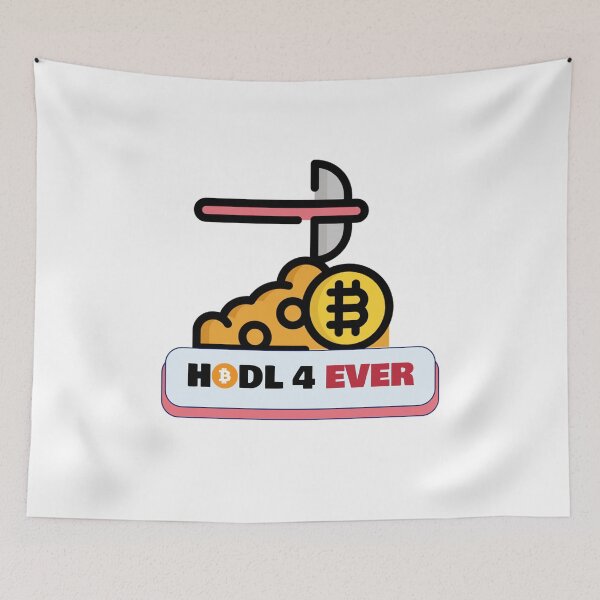 Item preview, Bitcoin - HODL 4 ever designed and sold by Never Stop Trading.