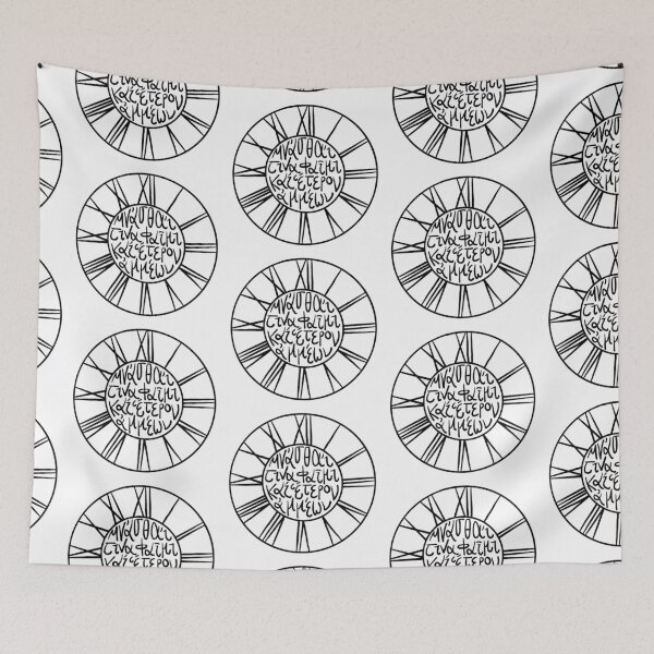 Item preview, Sappho quote: “someone will remember us” clock black designed and sold by TheDoodlemancer.
