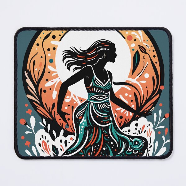 Item preview, Dancing with nature, Woman designed and sold by BestRebel.
