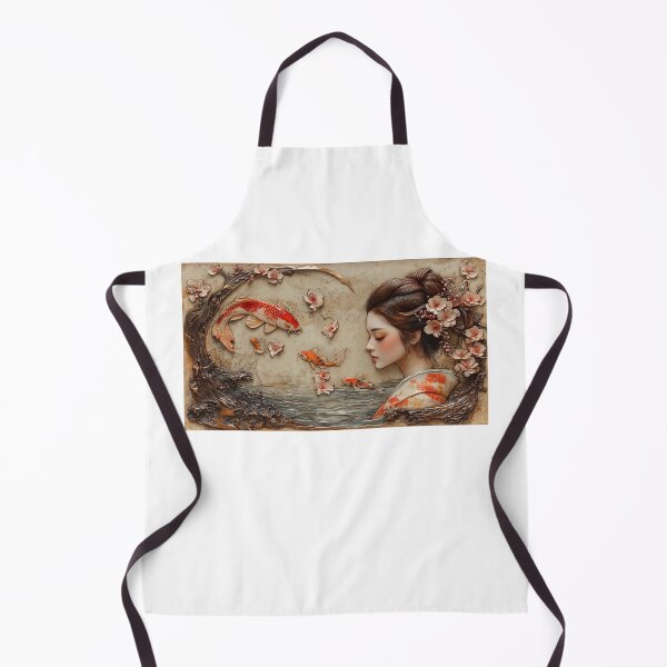 Item preview, Tranquil Elegance: Koi and Cherry Blossoms designed and sold by ArtVibeCo.