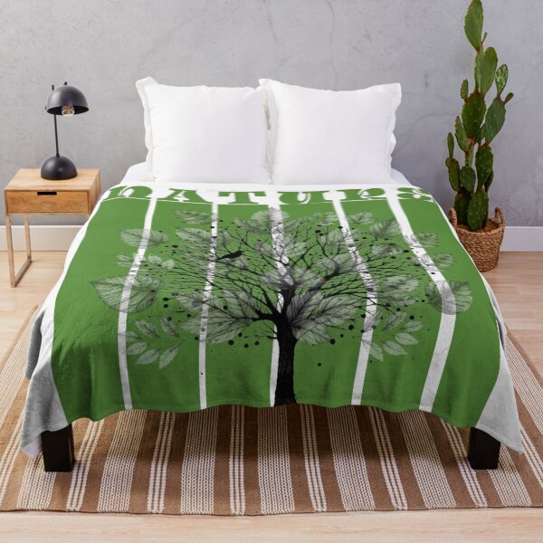 Item preview, Green Nature Graphic with a Tree and a bird designed and sold by whee25.