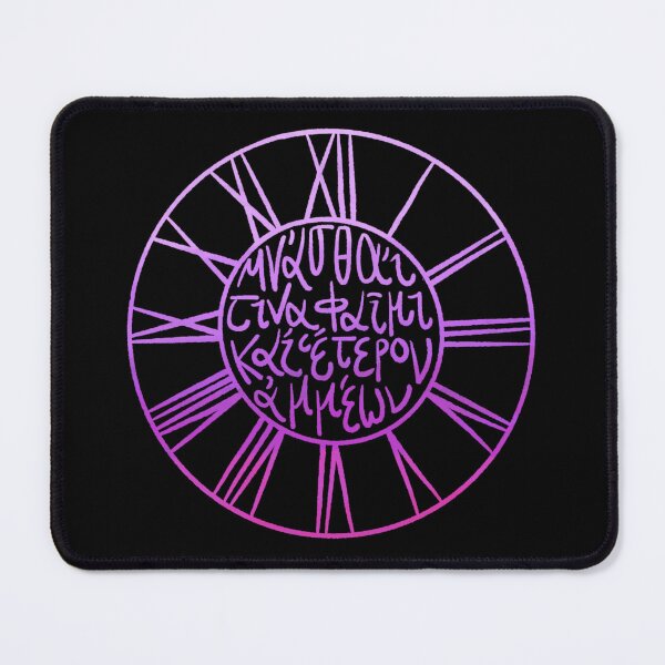 Item preview, Sappho quote: “someone will remember us” clock violet designed and sold by TheDoodlemancer.
