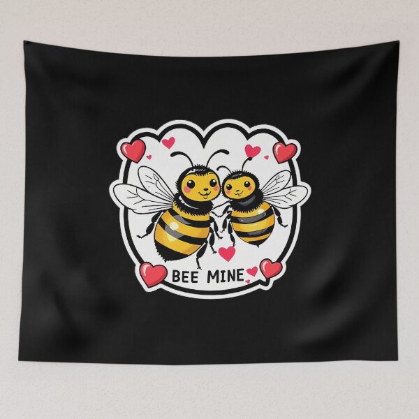 Artikelvorschau, Bee Mine: Süße, summende Liebe entworfen und verkauft von Flash Flick Ideas.