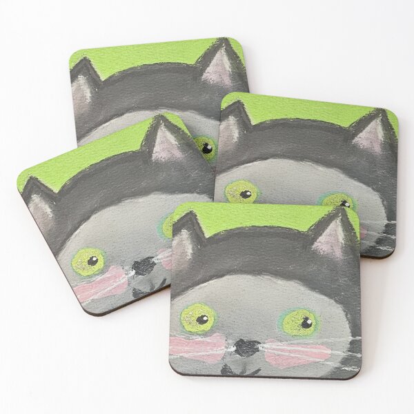 Item preview, Black Cat on Green designed and sold by ByToriKelley.