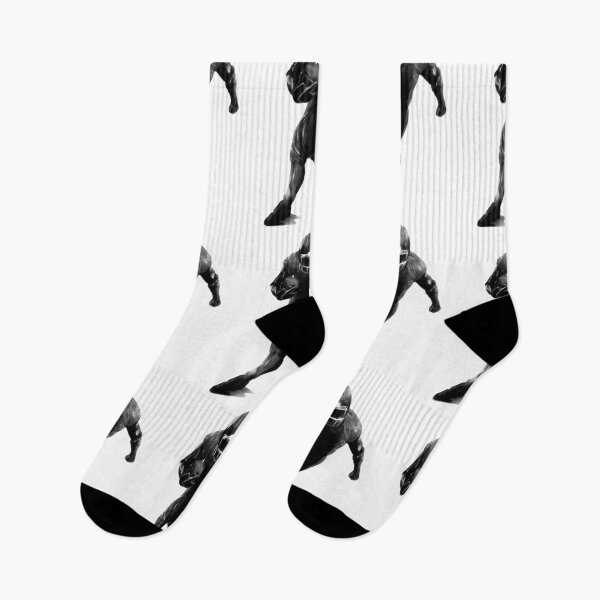 Item preview, American Football Game Day Run Black Watercolor  designed and sold by EZPAINT.