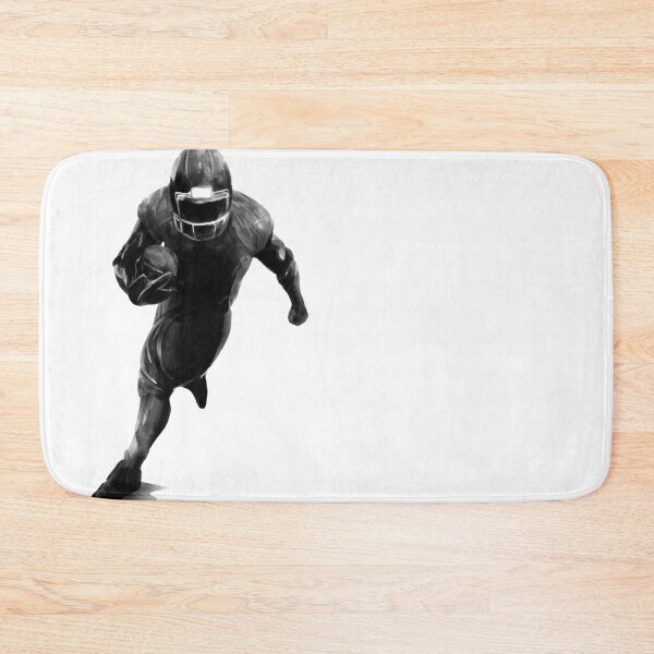 Item preview, American Football Game Day Run Black Watercolor  designed and sold by EZPAINT.