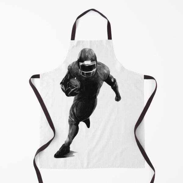 Item preview, American Football Game Day Run Black Watercolor  designed and sold by EZPAINT.