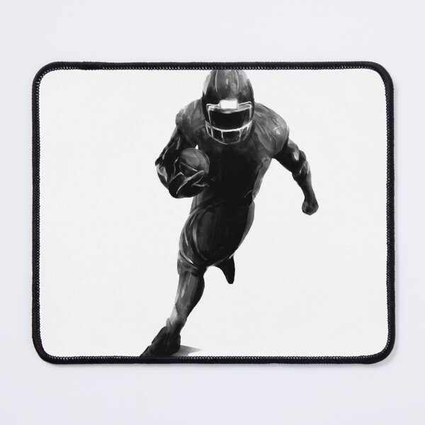 Item preview, American Football Game Day Run Black Watercolor  designed and sold by EZPAINT.