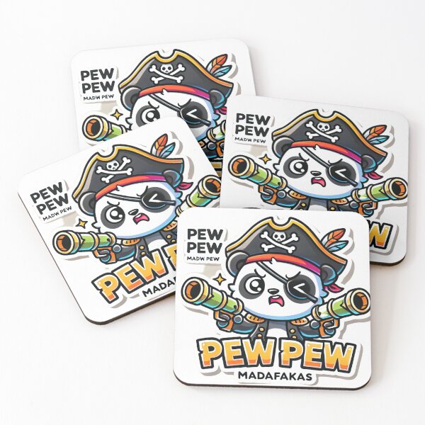 Item preview, Piratas panda del Pew Pew Madafakas designed and sold by WEShop23.