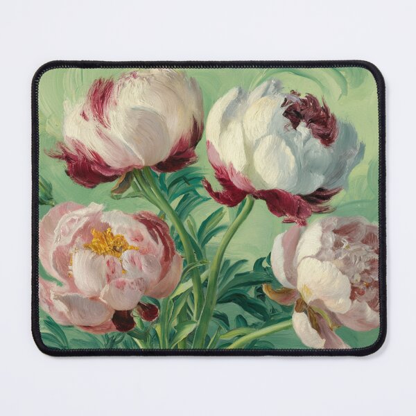 Item preview, Magnificent peonies, oil paint. designed and sold by elegantpaterns.