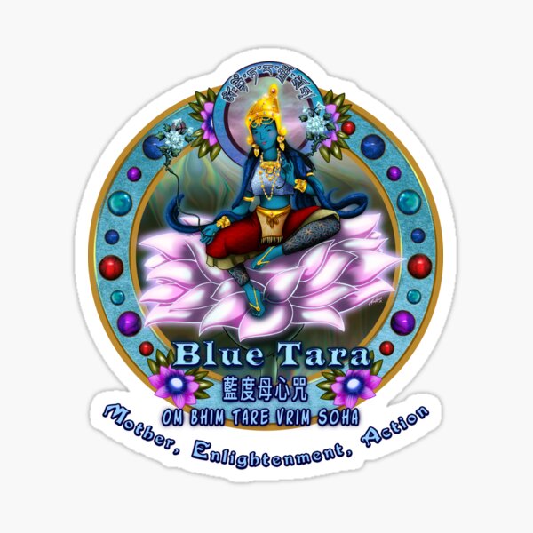 Blue Tara Sticker
