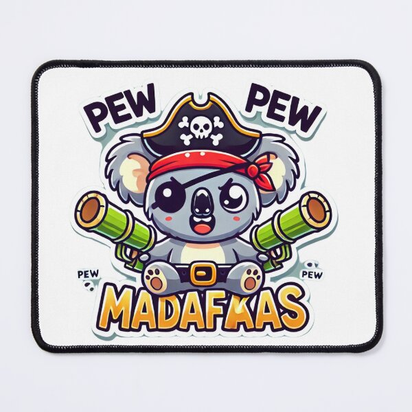 Item preview, koala Pew pew Madafakas designed and sold by WEShop23.