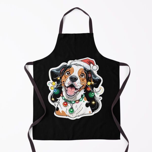 Item preview, Festive Pup: Christmas Light Chaos designed and sold by Flash Flick Ideas.