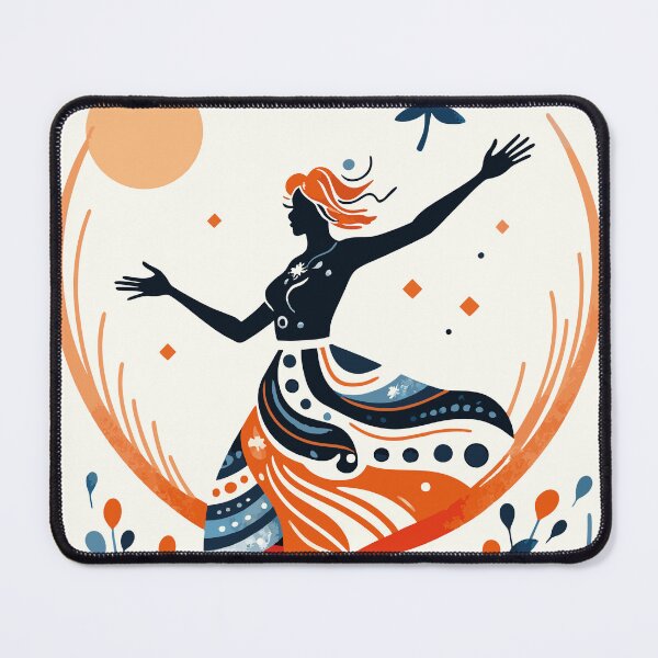 Item preview, Woman dancing in a meadow designed and sold by BestRebel.