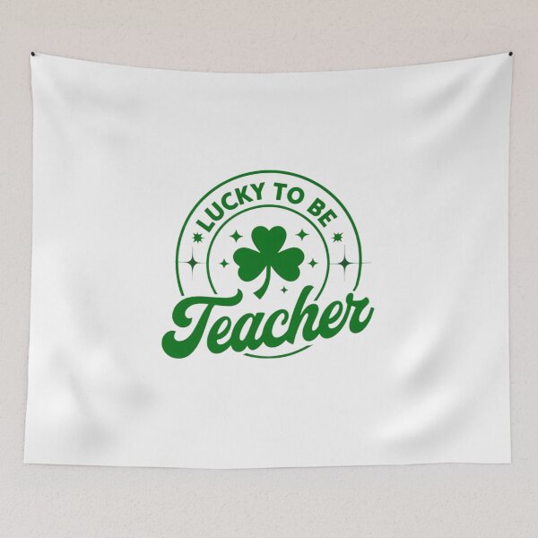 Item preview, Lucky Teacher Shamrock Design - Green St. Patrick's Day Teacher Gift designed and sold by Colorful-Garden.