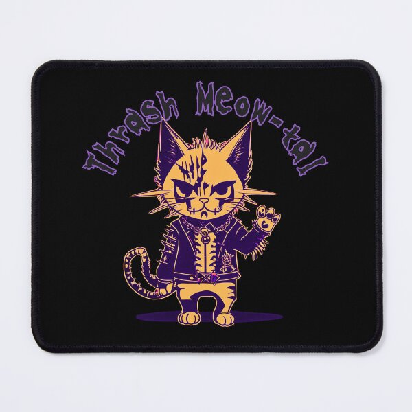 Item preview, Thrash Metal for Cat Lovers designed and sold by PitchBlackIcon.