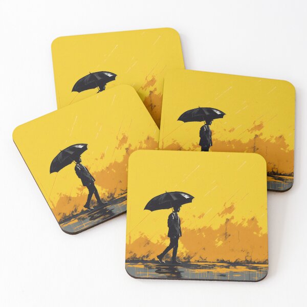 Item preview, Striking Contrast - Person with Umbrella designed and sold by anytka.