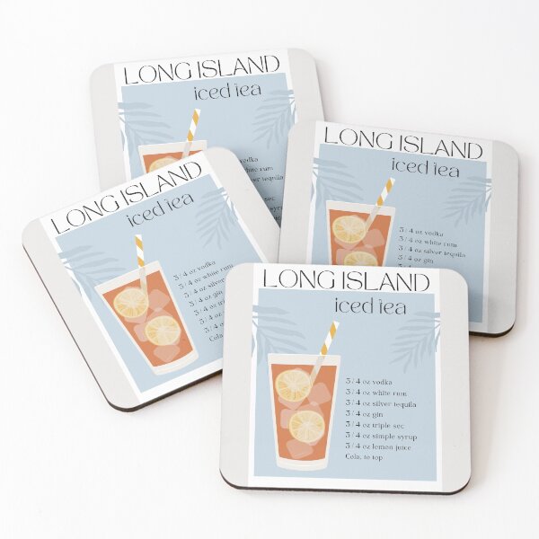 Item preview, Long Island Iced Tea Graphic Recipe Poster Art designed and sold by Ellie Stuart.