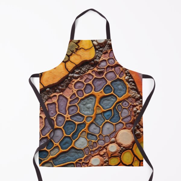 Item preview, Close-up of beautiful minerals magnified to reveal the microscopic organisms and bacteria that once thrived within it. Intricate patterns and vibrant colors designed and sold by anytka.