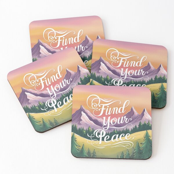 Item preview, Find The Peace - Tranquil Mountain & Nature Design designed and sold by Luka  Emad.