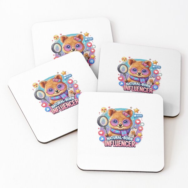 Item preview, Natural-Born Influencer Quokka designed and sold by welovequokkas.