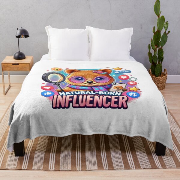 Item preview, Natural-Born Influencer Quokka designed and sold by welovequokkas.