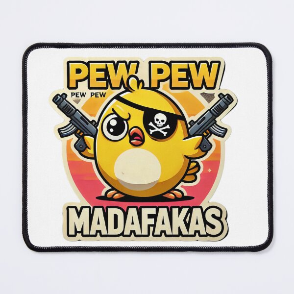 Item preview, Pew Pew Madafakas cute angry bird designed and sold by WEShop23.